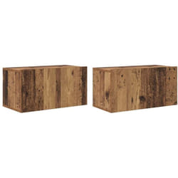 Vidaxl - Meuble tv 2 pcs Multicolore 60 x 30 x 30 cm Bois d'ingénierie