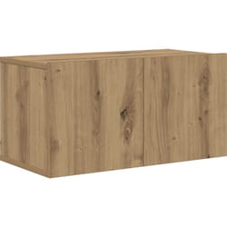 Meuble tv Chêne Artisan Bois d'ingénierie Meuble tv Rectangulaire Vidaxl