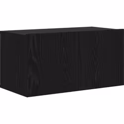 Cet ensemble de meuble TV allie style et praticité dans votre salon. Façonné en bois d'ingénierie de qualité, sa surface liss ...
