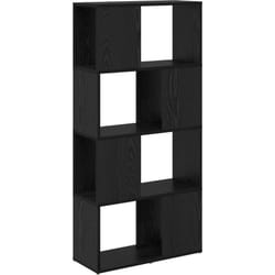 Tagère Chêne noir Bois d'ingénierie 60 x 24 x 124 cm Vidaxl