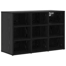 Vidaxl - Cabinet À Chaussures Chêne Noir 103x30x51 Cm Bois D'Ingénierie