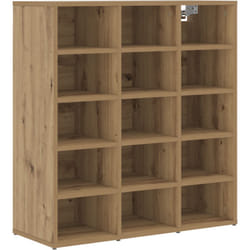 Vidaxl - Cabinet à chaussures avec étagère avec stockage chêne artisanal 103x30x51 cm
