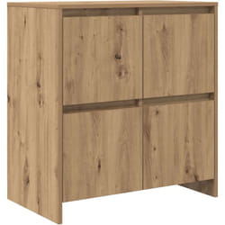Buffet chêne artisanal 70 x 41 x 75 cm Bois d'ingénierie Vidaxl