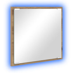 Miroir de salle de bain led Chêne Artisan 40x8.5x37 cm Bois d'ingénierie Vidaxl