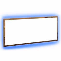 Ce miroir de salle de bain de vidaXL allie charme rustique et fonctionnalité. Fabriqué en bois récupéré, il a une grande surf ...