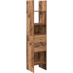 Bibliothèque Bois ancien 40 x 35 x 180 cm Bois d'ingénierie Vidaxl