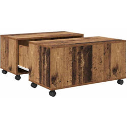 Vidaxl - Table basse Bois ancien 75 x 75 x 38 cm Bois d'ingénierie