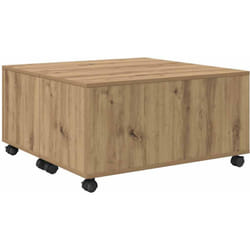 Vidaxl - Table basse chêne artisanal 75 x 75 x 38 cm Bois d'ingénierie