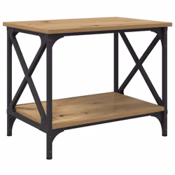 Cette table basse est parfaite pour donner un look chic et urbain à ta maison, avec son cadre en acier solide et son plateau  ...