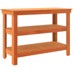 Vidaxl - tabli Marron cire 110.5 x 50 x 80 cm Bois massif en pin