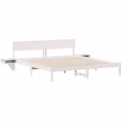Ce cadre de lit plateforme allie style moderne et qualité solide. Il est juste parfait pour les chambres contemporaines et of ...