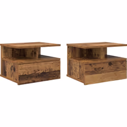Les tables de chevet flottantes vidaXL sont parfaites pour n'importe quelle chambre, alliant praticité et style. Elles ajoute ...