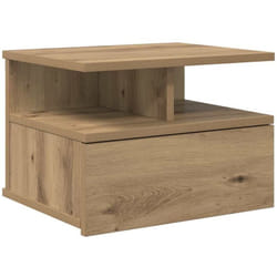 Table de nuit flottante chêne artisanal 40 x 31 x 27 cm vidaXL