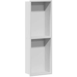 Vidaxl - Niche de Douche Blanc 60 x 20 x 9.5 cm Acier inoxydable