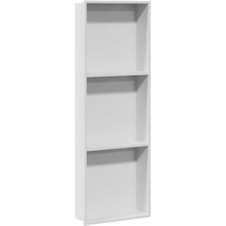 Vidaxl - Niche de Douche Blanc 90 x 30 x 9.5 cm Acier inoxydable