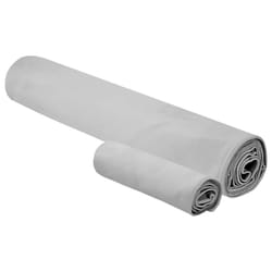 Set De Serviettes De Sport 2 Pcs Gris Tissu Vidaxl