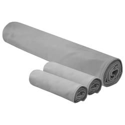 Set De Serviettes De Sport 3 Pcs Gris Foncé Vidaxl