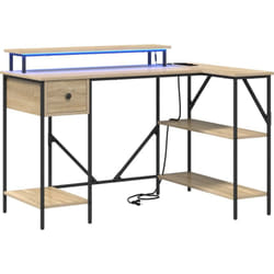 Vidaxl - Bureau Chêne sonoma 120 x 79 x 86.5 cm Bois d'ingénierie