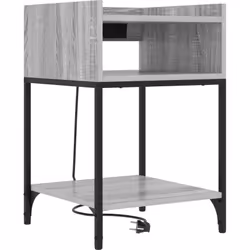 Cette table de chevet allie un design moderne classe à une belle praticité, c'est donc un super ajout à n'importe quelle cham ...