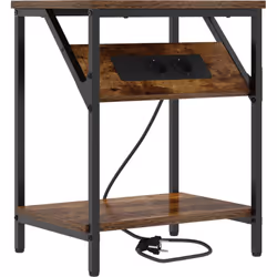Cette table de chevet mixe praticité et look moderne, c'est un excellent choix pour les chambres ou les salons. Sa forme rect ...