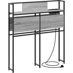 Tête de lit de rangement Sonoma gris 90 cm Bois d'ingénierie Vidaxl