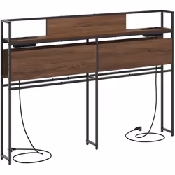 Cette tête de lit de rangement moderne offre un mélange harmonieux de style et de fonctionnalité pour toute chambre. Conçue a ...