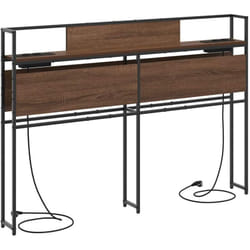 Tête de lit de rangement Chêne marron 140 cm Bois d'ingénierie Vidaxl