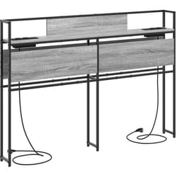 Tête de lit de rangement Sonoma gris 160 cm Bois d'ingénierie Vidaxl
