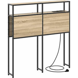 Tête de lit de rangement Chêne sonoma 80 cm Bois d'ingénierie Vidaxl