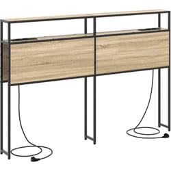 Tête de lit de rangement Chêne sonoma 140 cm Bois d'ingénierie Vidaxl