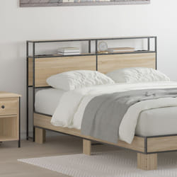 Tête De Lit De Rangement Chêne Sonoma 160 Cm Bois D'Ingénierie Vidaxl
