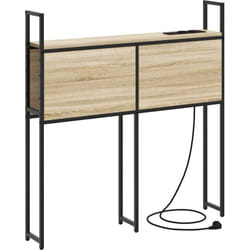 Tête de lit de rangement Chêne sonoma 75 cm Bois d'ingénierie Vidaxl