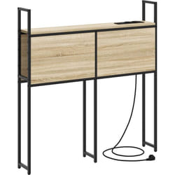 Tête de lit de rangement Chêne sonoma 80 cm Bois d'ingénierie Vidaxl