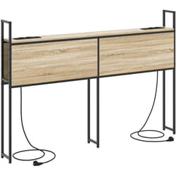 Tête de lit de rangement Chêne sonoma 140 cm Bois d'ingénierie Vidaxl