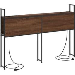 Tête de lit de rangement Chêne marron 160 cm Bois d'ingénierie Vidaxl
