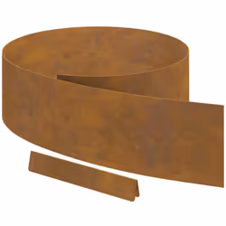 Bordure de jardin 4 pcs Rouillé 450 x 20 cm Vidaxl