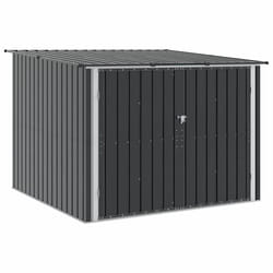 Abri De Vélo 3 Pcs Anthracite 215 X 206 X 157 Cm Métal Vidaxl