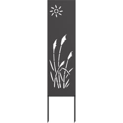Panneau décoratif de jardin Autre Noir 32 x 140 cm Vidaxl