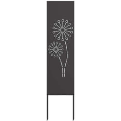 Écran de confidentialité de jardin Fretwork Noir 32 x 140 cm vidaXL