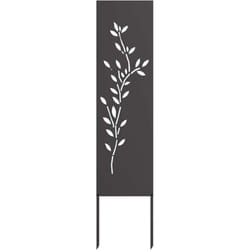 Vidaxl - Panneau décoratif de jardin Noir 32 x 140 cm