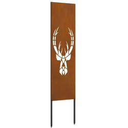 Panneau décoratif de jardin Rouillé 32 x 140 cm Vidaxl