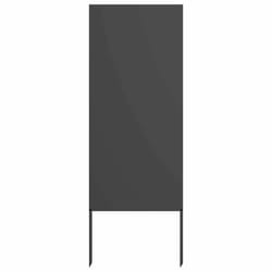 Écran De Confidentialité De Jardin Fretwork Noir 50 X 140 Cm Vidaxl