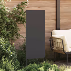 Écran De Confidentialité De Jardin Fretwork Noir 50 X 140 Cm Vidaxl - Vue supplémentaire 2