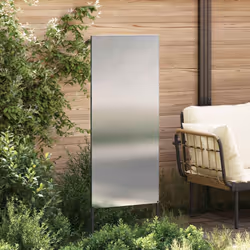 Écran De Confidentialité De Jardin Fretwork Argent 50 X 140 Cm Vidaxl - Vue supplémentaire 2