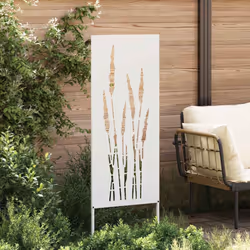 Écran De Confidentialité De Jardin Floral Blanc 50 X 140 Cm Vidaxl - Vue supplémentaire 2