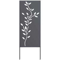 Panneau décoratif de jardin Anthracite 50 x 140 cm vidaXL
