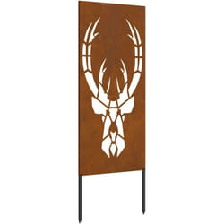 Panneau décoratif de jardin Rouillé 50 x 140 cm vidaXL