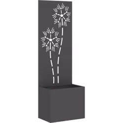 Cette œuvre murale extérieure est idéalement faite pour tout jardin ou terrasse. Elle apporte une touche chic et fiable qui s ...