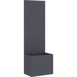 Jardinier avec Panneau Décoratif Anthracite 50 x 140 cm vidaXL