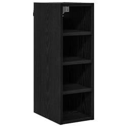 Armoire Suspendue Riga Chêne Noir 20 X 29,5 X 60 Cm Vidaxl